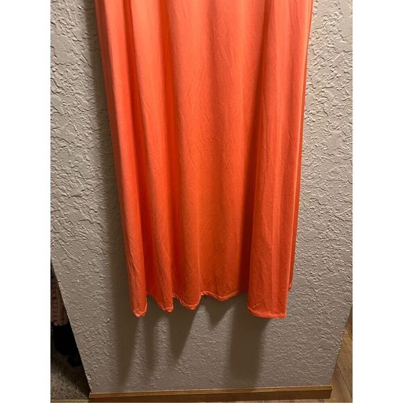 Lularoe Orange High-Low Cut Skirt Woman’s Size Large -Snag - Picture 7 of 9